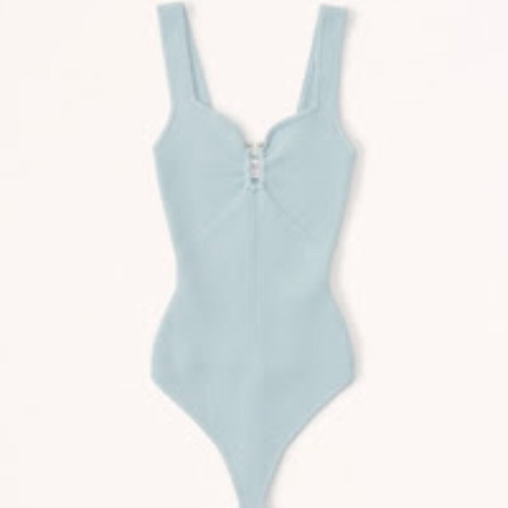 Abercrombie & Fitch Light Blue Bodysuit